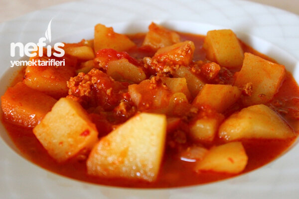 Kıymalı Patates Yemeği Kıymalı Patates Yemeği
