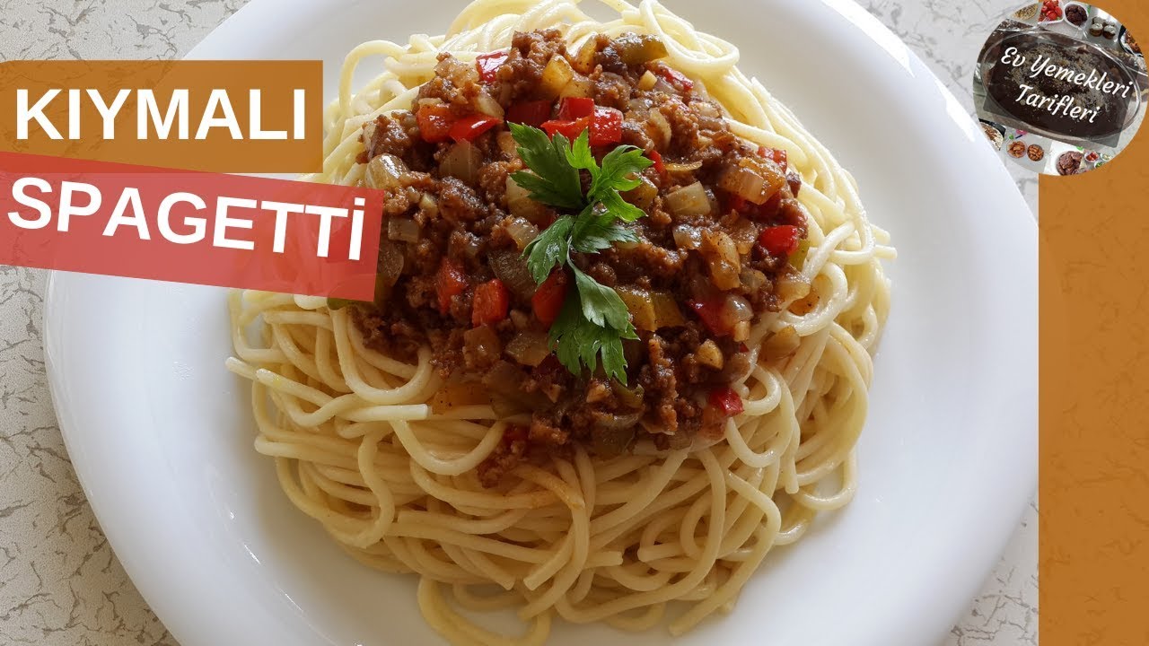 Kıymalı Spagetti Kıymalı Spagetti