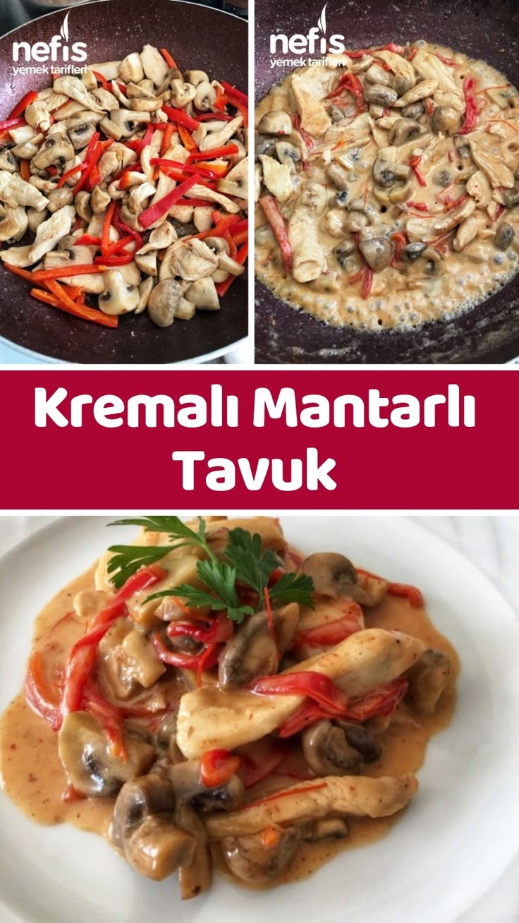 Mantarlı Tavuk Mantarlı Tavuk