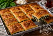 Ispanaklı Tepsi Böreği Tarifi