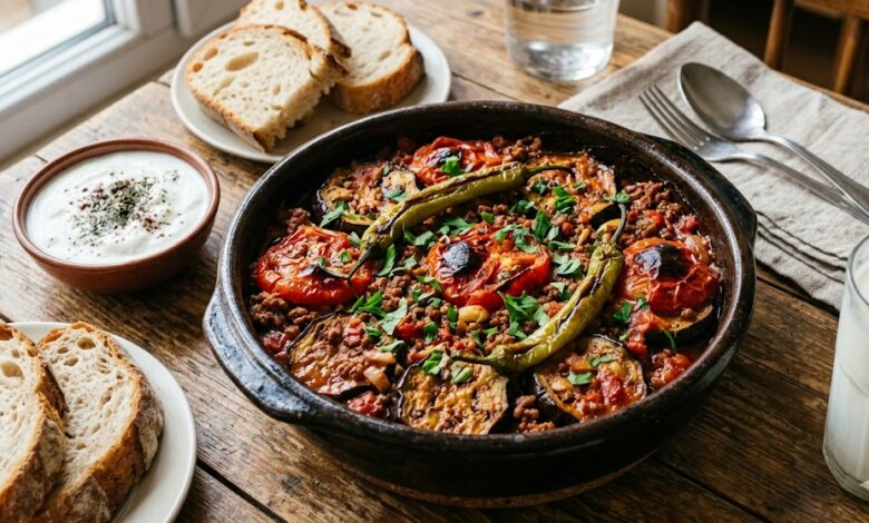 Kıymalı Patlıcan Oturtma Tarifi