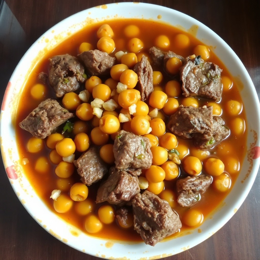 Etli nohut yemeği