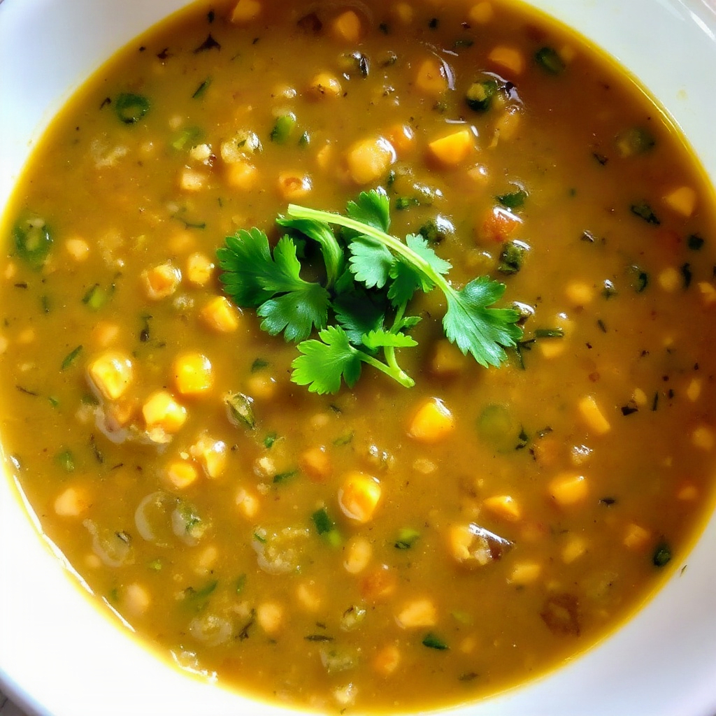 Yeşil mercimek çorbası