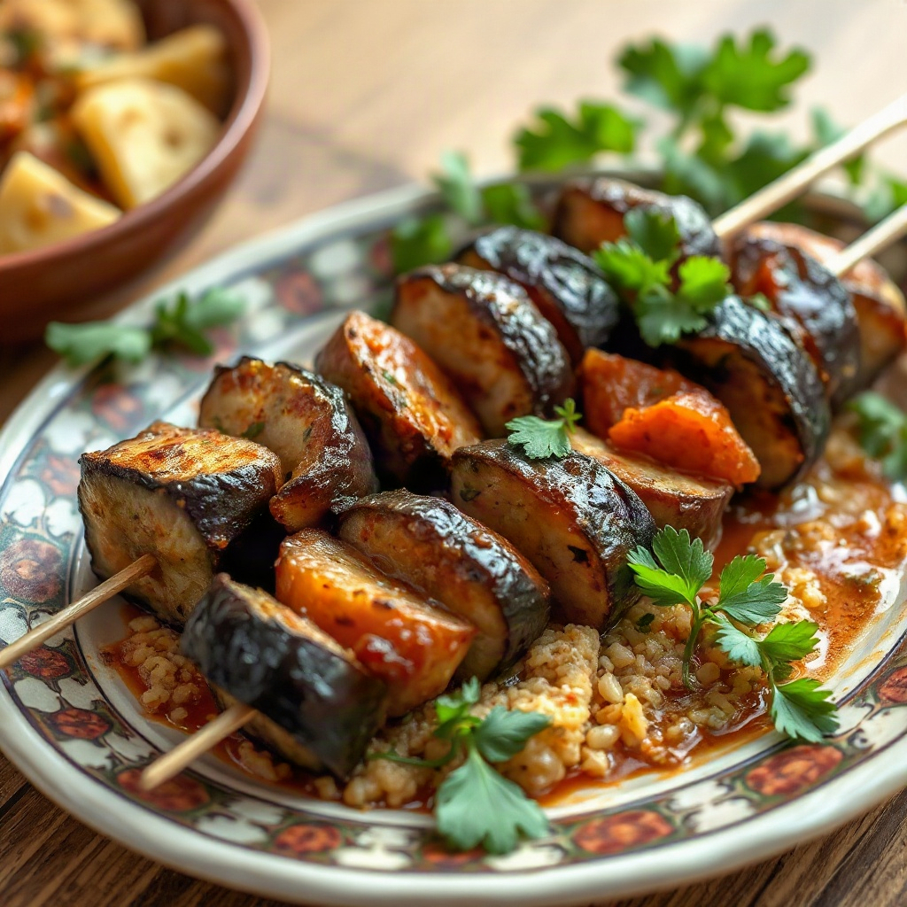 Etli patlıcan kebabı